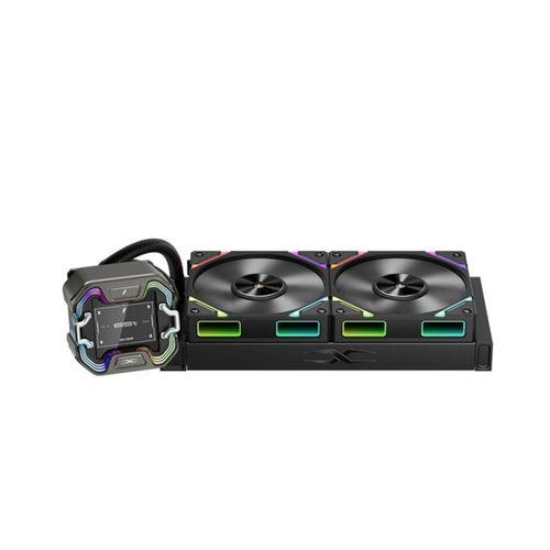 1ST PLAYER X STARSHIP 240MM SİYAH ARGB IPS 2.4" DİJİTAL EKRANLI AM5,AM4 / LGA1851, LG 1700 PREMIUM İŞLEMCİ SIVI SOĞUTUCU