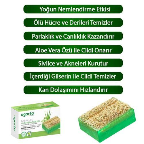 Çocuk Kabak Lifli Aloe Vera Sabunu 125 Gr