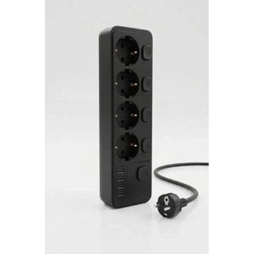 Akım Korumalı 4’lü Priz 2xusb 2xtype-c Çıkış Yüksek Gerilim Koruma Priz Çoğaltıcı