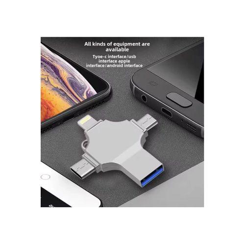 Otg 4in1 Cep Telefonu Çok Fonksiyonlu Usb Flash Bellek 128 Gb Type-c, Micro Sd Ve Kart Okuyucu