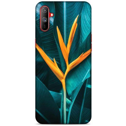 Lopard Oppo Realme C3 Uyumlu Kılıf Bahar (24) Darbe Emici Kılıf Turuncu