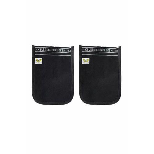 2 Adet Osmanlı Kalın Siyah Banyo Hamam Kesesi 25x17 Cm