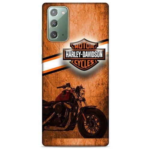 Samsung Galaxy Note 20 Uyumlu Kılıf Motorsiklet (20) Koruyucu Kılıf İskelet