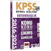 2026 KPSS Genel Kültür Vatandaşlık 2016 2026 Konu Konu Tamamı Çözümlü Çıkmış Sorular Yargı Yayınları