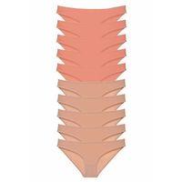 10 adet Süper Eko Set Likralı Kadın Slip Külot Pudra Ten