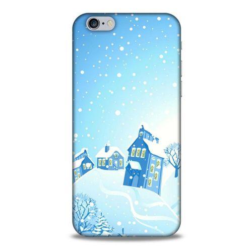 Apple Iphone 6S Kılıf Snowix (24) Darbe Emici Kılıf Beyaz Mavi