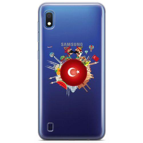 Samsung Galaxy A10 Kılıf Türkiye Milli Figürler Arka Kapak Koruma Desenli Full Koruyucu