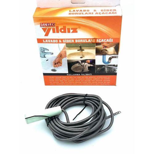 Lavabo Ve Gider Boru Açacağı Lavabo Tıkanıklık Açma Sustası 8 Metre