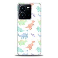 Xiaomi Redmi Note 12 Pro 5G Kılıf HD Baskılı Kılıf - Minik Dinazorlar + Tam Ekran Koruyucu