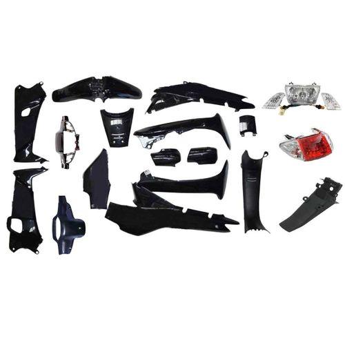 BİSAN Lifan 100 Kaporta Seti Siyah Far-Stop 20 Parça