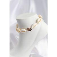 Doğal Kauri Kabuğu Asansörlü Model Halhal