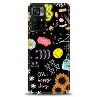 Xiaomi Poco M4 Pro 5G Kılıf HD Baskılı Kılıf - Happy Day + Tam Ekran Koruyucu