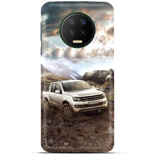 Lopard İnfinix Note 7 Uyumlu Kılıf PickUpX (38) Neo Hybrid Kılıf Gri Amarok