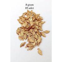 Oya Abiye Bileklik Kolye Pleksi Metalik Plastik Pul Altın Renk 8 gram 85 adet - BNC486