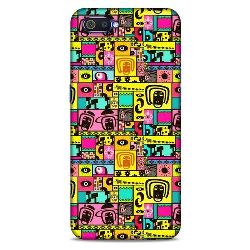 Graffitix (41) Desenli Silikon Kapak Oppo Realme C2 Kılıf