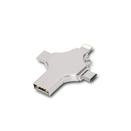 Otg 4in1 Cep Telefonu Çok Fonksiyonlu Usb Flash Bellek 64 Gb Type-c, Micro Sd Ve Kart Okuyucu