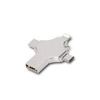 Otg 4in1 Cep Telefonu Çok Fonksiyonlu Usb Flash Bellek 64 Gb Type-c, Micro Sd Ve Kart Okuyucu
