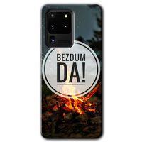 MRCİLETİSİM MRCİLETİSİM Samsung Galaxy S20 Ultra Kılıf HD Desen Baskılı Arka Kapak + Temperli Cam - Bezdum Da