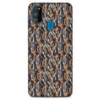 Kamuflaj 36 Samsung Galaxy M30s Kılıf Silikon Kapak