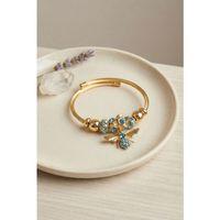 Mavi Arı Model Gold Renk Charm Bileklik