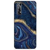 Realme 7 Uyumlu Kılıf Mavi Delisi (1) Kılıfı Mermer