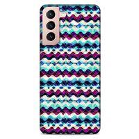 Lopard Samsung Galaxy S21 Uyumlu Kılıf Geometrix (60) Full Koruma Kılıfı