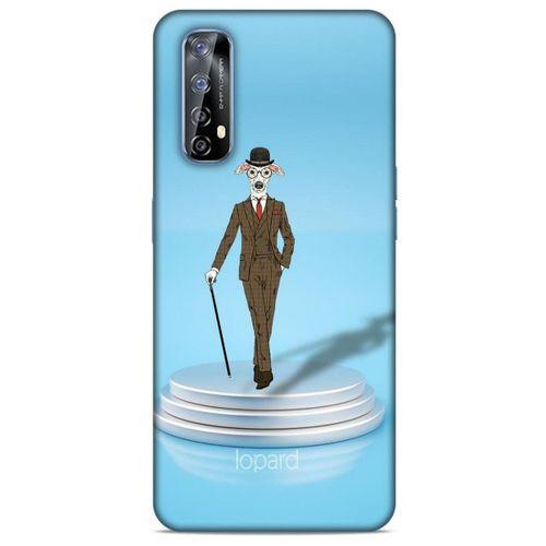 Huawei P Smart 2021 Kılıf FunnyMaX (45) Liquid Air Kılıf Açık Mavi Köpek