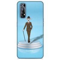 Huawei P Smart 2021 Kılıf FunnyMaX (45) Liquid Air Kılıf Açık Mavi Köpek