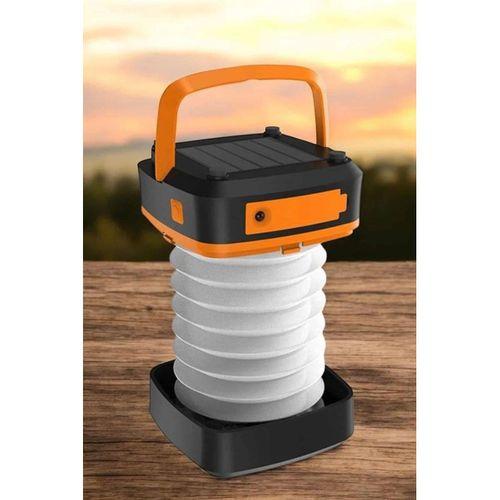 Güneş Enerjili Led Lamba Kamp Lambası Katlanabilir Lamba Usb