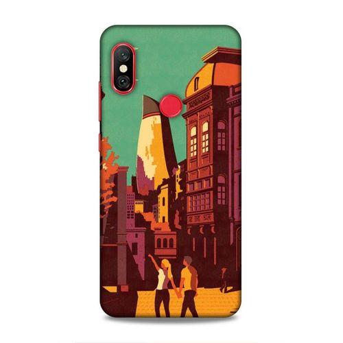 Xiaomi Redmi Note 6 Pro Uyumlu Kılıf Azarbaijan (44) Tough Armor Kılıf Bakü Çizim
