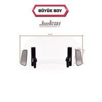 SEVGENT Dikiz Aynalı Çift Bağlantılı Asansörlü Deflektör 34X17