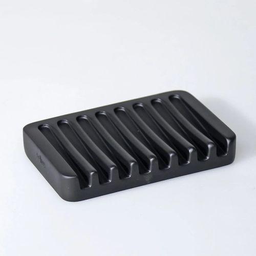 By Selim Smooth Katı Polyester Sabunluk Siyah