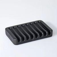 By Selim Smooth Katı Polyester Sabunluk Siyah