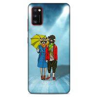 Samsung Galaxy A41 Kılıf FunnyMaX (47) Crystal Flex Kılıf Cam Göbeği