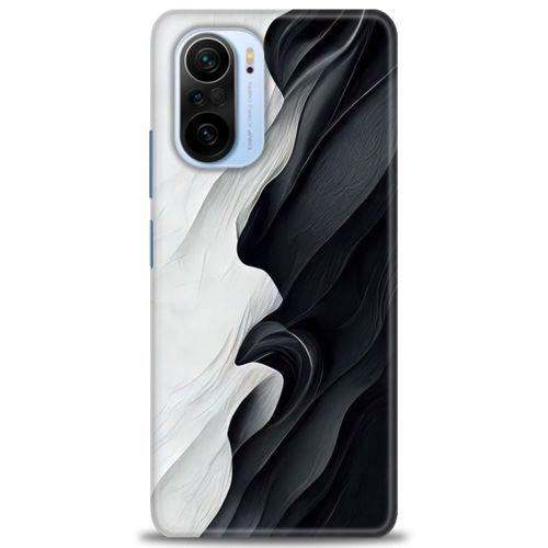 Xiaomi Mi 11i Kılıf HD Baskılı Kılıf - Black and White + Tam Ekran Koruyucu