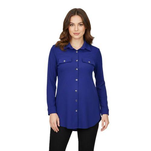 Kadın Düğmeli Cep Modelli Tunik BGL-ST05191