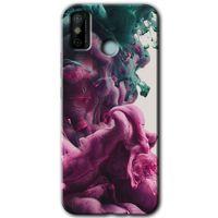 Tecno Spark 6 Go HD Baskılı Kılıf + 9D Tam Ekran Koruyucu - Liquid Cloud