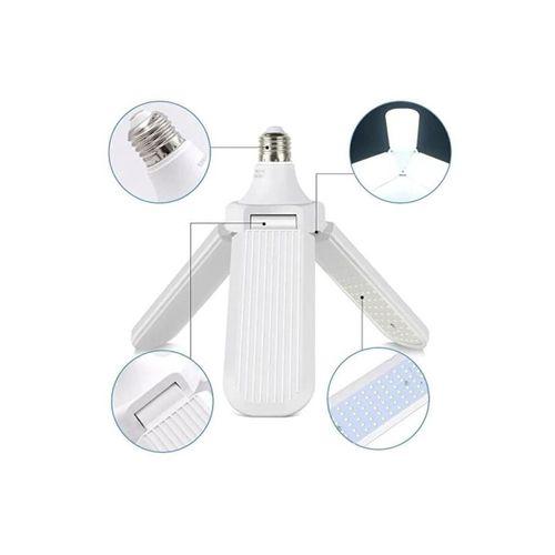 Zhltools Ultra Güçlü 3 Kollu 40-45w Ampul Led Aydınlatma Beyaz Işık Led Ampul