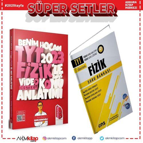 Benim Hocam 2023 TYT Fizik Video Destekli Konu ve ENS Soru Bankası Seti 2 Kitap