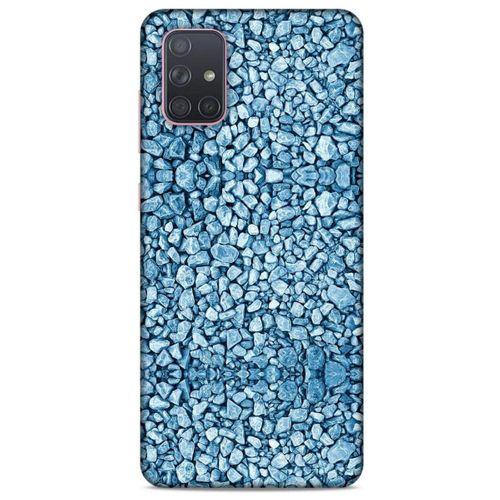 Samsung Galaxy A71 Kılıf Baskılı Özel Seri Taşlı (22) Tam Koruma Kılıfı