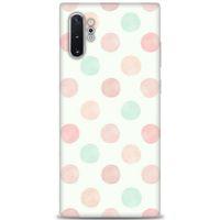 Samsung Galaxy Note 10 Plus Kılıf HD Baskılı Kılıf - Blue Pink + Tam Ekran Koruyucu