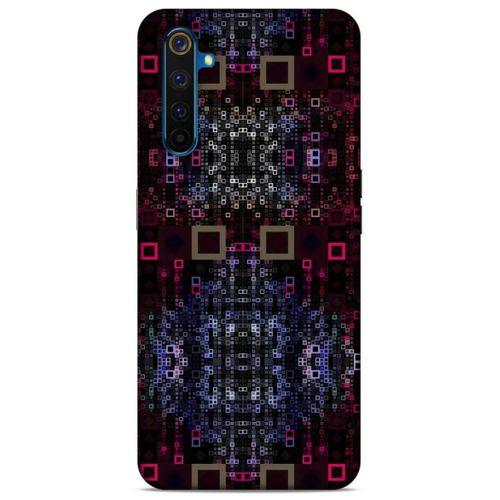 Lopard Oppo Realme 6 Pro Uyumlu Kılıf PiXel (18) Telefon Kılıfları Siyah Kırmızı