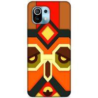 Lopard Xiaomi Mi 11 Uyumlu Kılıf Soyut Sanat (6) Silikon Kılıf Desenli
