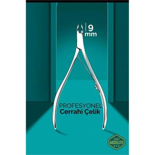 Modacar 9 mm Manikür Pedikür Makası - Et Makası - Kütikül Temizleyici Pens Profesyonel Cerrahi Çelik