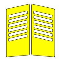 SEVGENT Cg Sarı Yan Kapak Sticker