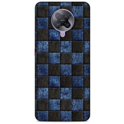Xiaomi Poco F2 Pro Kılıf Patchwork (9) Kılıf Siyah Mavi