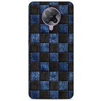 Xiaomi Poco F2 Pro Kılıf Patchwork (9) Kılıf Siyah Mavi