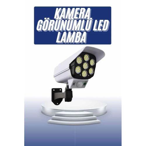 Solar Bahçe Lambası Uzaktan Kumandalı Kamera Görünümlü Hareket Sensörlü