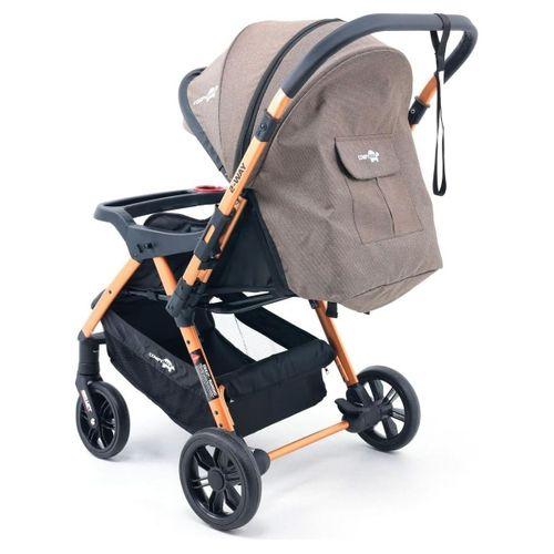 Comfymax 2-Way Çift Yönlü Bebek Arabası – Wood Brown
