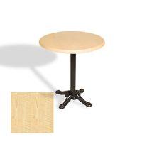 Dockers Çipa Döküm Ayak Yuvarlak Masa Çap 70cm - (Werzalit, Wermodin ve Allzalit Tabla) - Akçaağaç